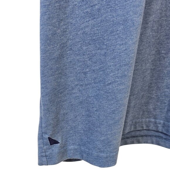 UNTUCKit Mens Short Sleeve Crew Neck Cotton T-Shirt, Basic, Blue, Size XXL - Picture 7 of 9